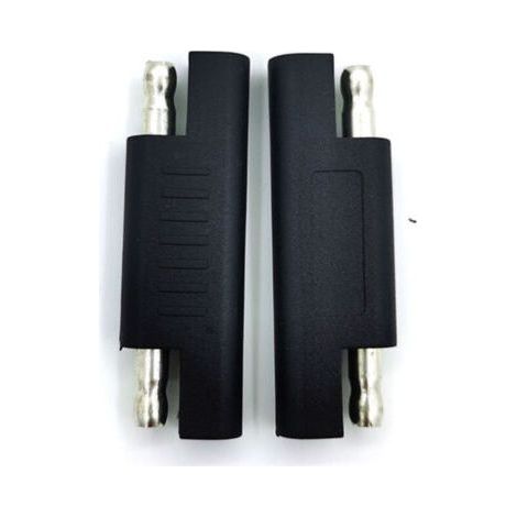 Lntyq Lot de 2 adaptateurs de connecteur SAE vers SAE à polarité inversée - Déconnexion rapide - Câble d'extension pour panneau solaire - Chargeur de batterie (1/5)