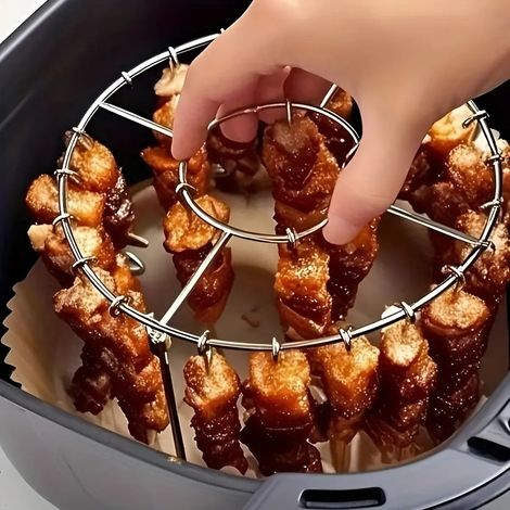 Gril-friteuse rond Myy2 avec 24 grilles en acier (1/5)