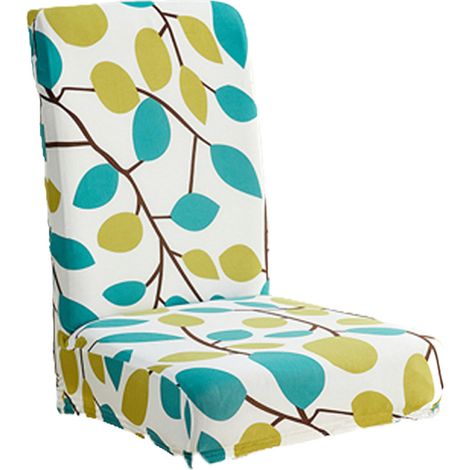 Housse De Chaise - Élastique En Spandex Lavable En Machine - Pour Chaise À Dîner Standard - 1 Pièce (1/5)