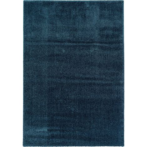 ASTRA Tapis «Savona» bleu marine 67 x 130 cm Tapis à poils doux (1/4)