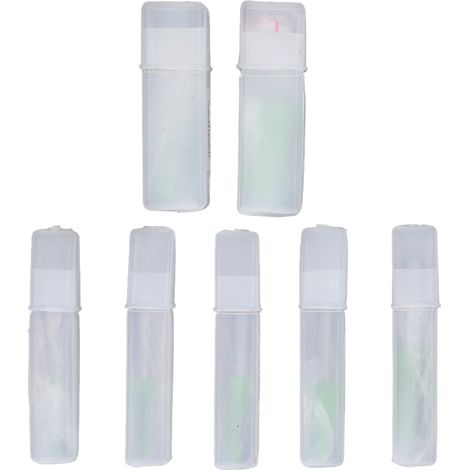 Lot de 7 fraises à queue de 8 mm pour défonceuse bois, type quart-de-rond et moulure concave, lame à nez rond pour travaux de menuiserie.