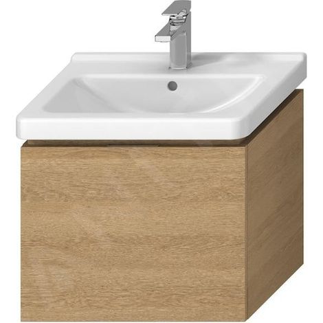 Jika Cubito - Meuble lavabo 590x480x427 mm, 1 tiroir, chêne H40J4233015191 (1/4)