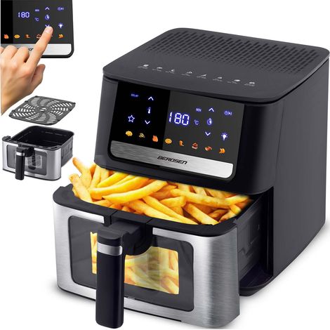 Friteuse à air chaud 6,5 l Berdsen 1700 W BD-655 noire