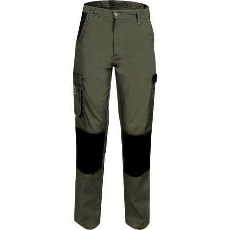 Pantalon de Travail Femme Kaki - Fashion Sécurité - Résistant, Confortable et Tendance - Bricolage et Jardinage - 44 (1/3)