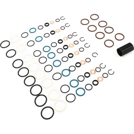 Joint D'injecteur Diesel, Kit de Réparation de Fuite de Rail Diesel Joint D'injecteur de Joints Toriques Compatible avec 6.0L Powerstroke. (1/5)