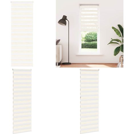 vidaXL Store zèbre beige marbré largeur du tissu 65,9 cm polyester (1/5)