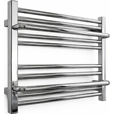 Scaldasalviette elettrico programmabile cromato - HxL 500x300mm - 120 Watt - LIM500/300E8CROP (1/5)