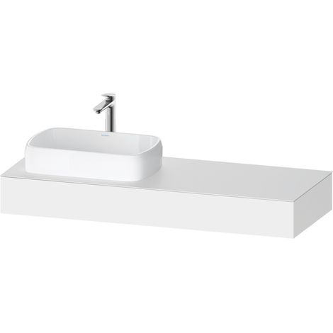 Console Duravit Collection One, 1400x550x170mm, avec découpe à (1/2)