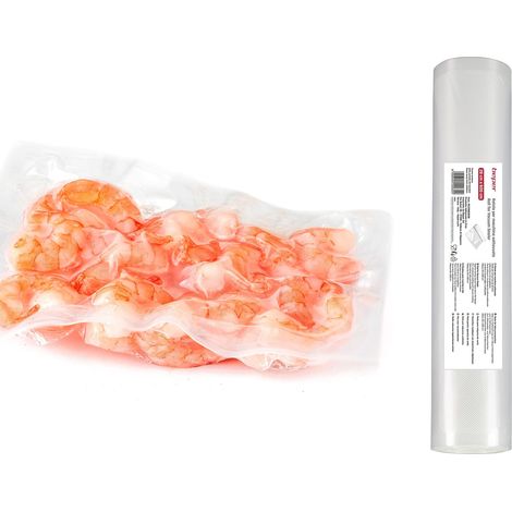 BEPER RCO9003028 Rotolo Sacchetti Sottovuoto 28cmx6M Lavabili e Riutilizzabili, Compatibili con Tutti i Modelli di Macchina Sottovuoto (1/5)