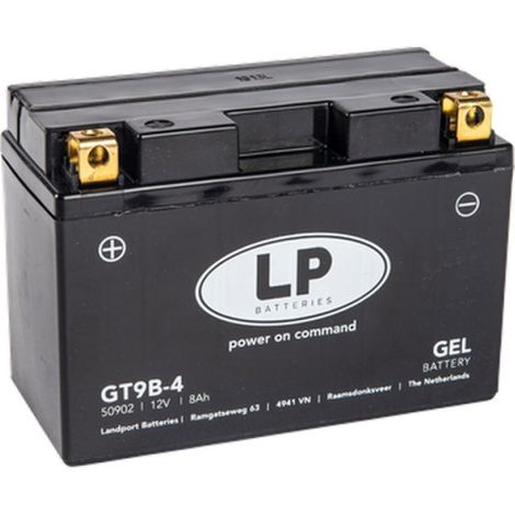 Batterie moto 12V 8Ah 100A – Technologie Gel sans entretien – Pour démarrage scooter, tondeuse et quad – Landport