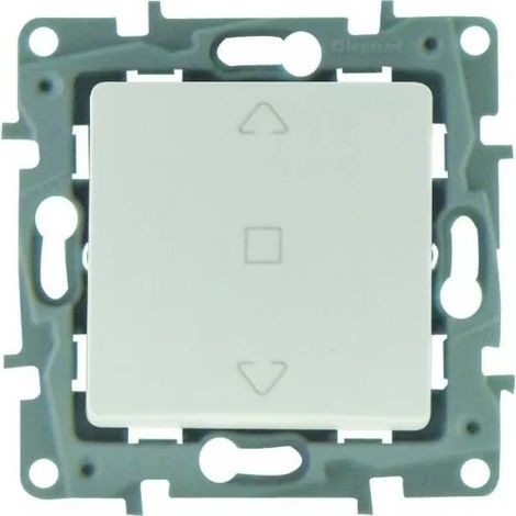 Legrand 664711 Niloé roller shutter switch - 3 positions - pure