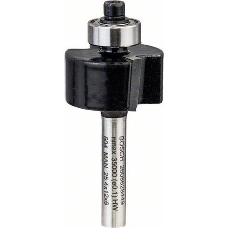 Fraise à chanfreiner, 6 mm, D1 25,4 mm, L 12,4 mm, G 54 mm