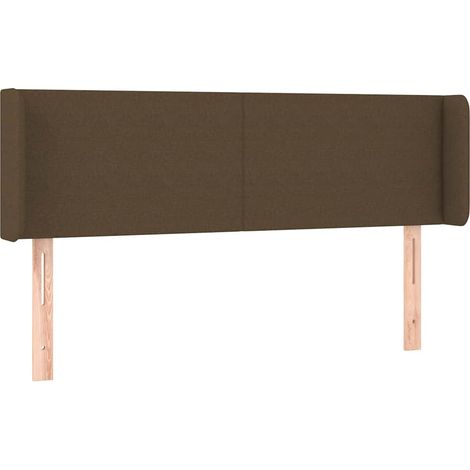 Maison Exclusive - Cabecero de tela gris oscuro 147x16x78/88 cm (1/5)