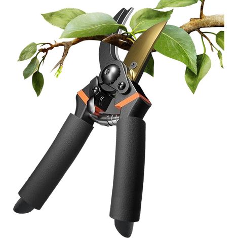 Sécateur D'Élagage Pour Arbres Sécateur bypass manuel pour branches Cisaille De Jardinage Et Élagueuse D'Arbres Pour Verger Ferme Cour Arrière Jardin Paysagistes Jardiniers Et Professionnels (1/5)