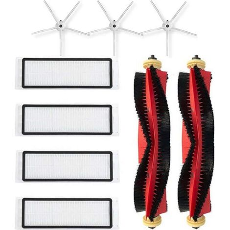 Kit de brosses latérales à rouleau pour aspirateur Xiaomi Roborock S4 S5 (blanc) (1/5)