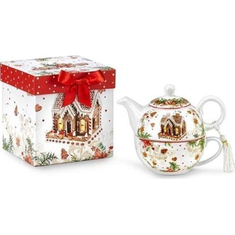 Fade teiera Gingerbread porcellana fine qualità extra 360 ml