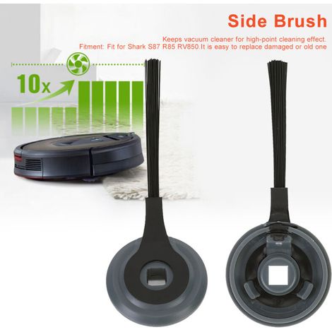 Seitenbürstenaufsatz für Shark Staubsauger - ABS, 10 cm, 2 Stück, S87 R85 RV850