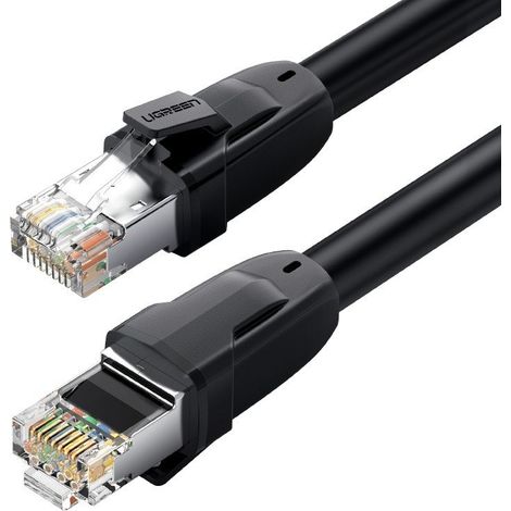 Ugreen Netzwerkkabel flaches LAN Kabel Internetkabel Ethernet patchcord RJ45 Cat 8 Class FTP 1000Mbp