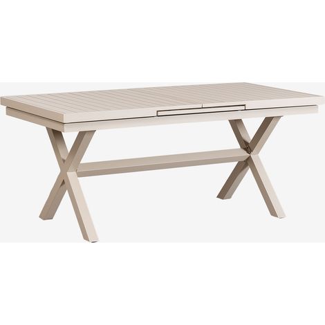 Mesa de comedor rectangular extensible en aluminio Karena SKLUM 180 - 240 x 90 cm (1/5)