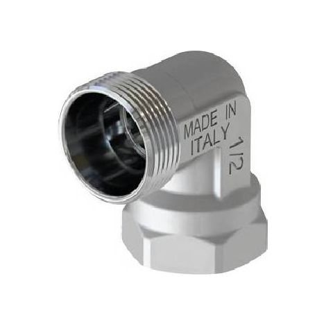 RACCORDO CURVO FEMMINA CROMATO Misura: 3/4 - 24X19 fil (D.16)