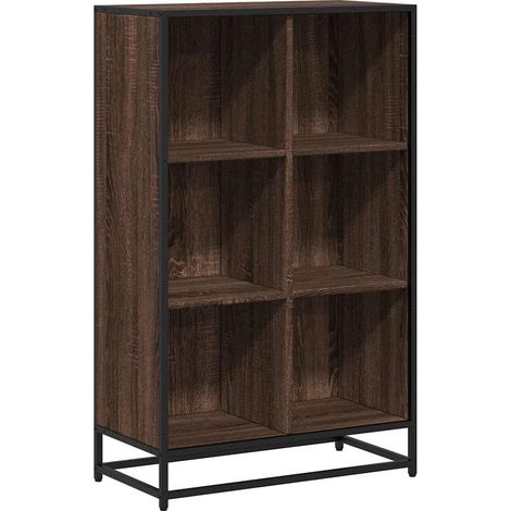 Maison Exclusive - Bücherregal Braun Eichen-Optik 65,5x33x107,5 c