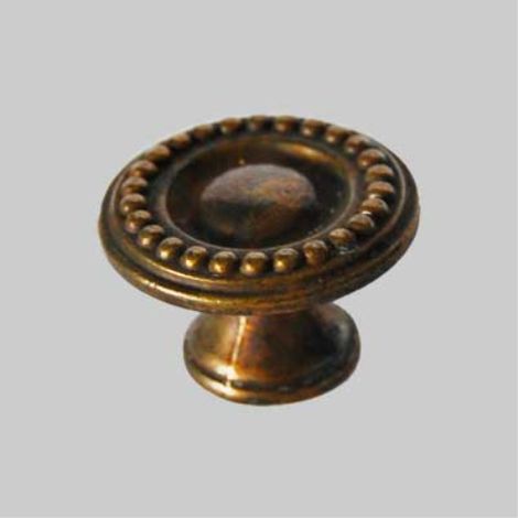 Pomolo per mobili '6015' 24 mm - patinato antico GIUSTI (1/2)