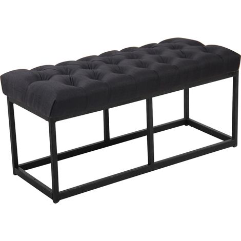 Banquette Amun B Tissu Noir 100 cm (1/4)