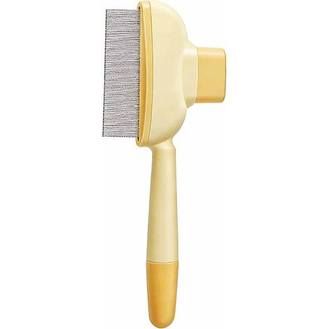 Peigne autonettoyante pour animaux de compagnie, peigne pour chat autonettoyant, brosse à cheveux, peigne à puces, peigne pour enlever les poils d'animaux, peigne à puces, brosse (1/5)
