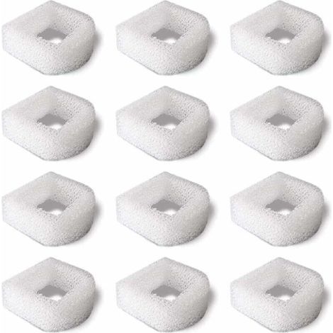 Filtre en Mousse de Rechange Accessoire (Pack de 12) pour Fontaine à Eau pour Chat Chien Animaux- Compatible avec Fontaines en Céramique et Fontaines Drinkwell 360 en Acier (1/5)