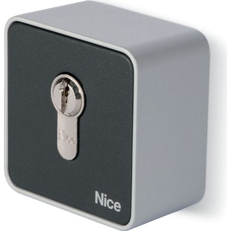 Nice – EKSEU Sélecteur à clé – Cylindre européen – Boîtier en aluminium – Pour motorisation de portail (1/2)