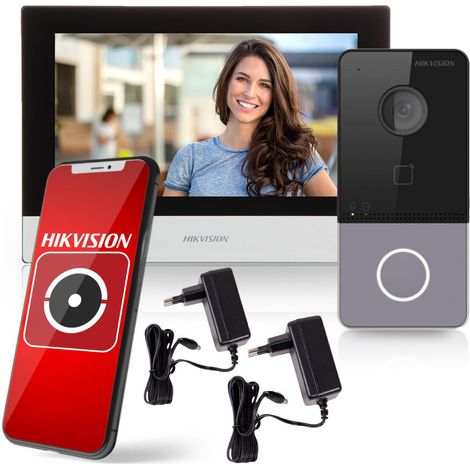 Hikvision DS-KIS603-P(C) Video-Türsprechanlagen-Set