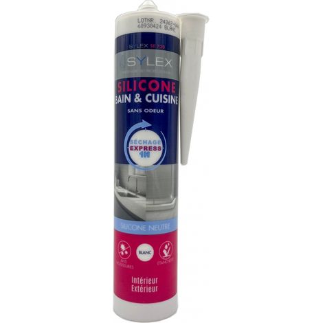 Mastic cuisine et salle de bain séchage express SE 720 280ml  Couleur: BLANC