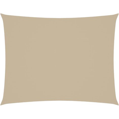 Maison Exclusive - Voile de parasol tissu oxford rectangulaire 3x4,5 m beige (1/5)