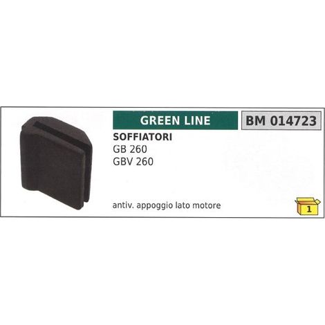 Soporte antivibración lado motor GREEN LINE soplante GB 260 GBV 260 014723