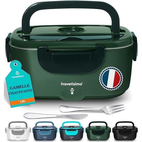 Heated Bowl Lunch Box Electric Dish Warmer Electric Pot Stainless Steel Flat Heater (1/4)