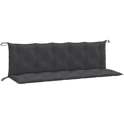 Maison Exclusive - Gartenbank-Auflagen 2 Stk. Melange Anthrazit 1
