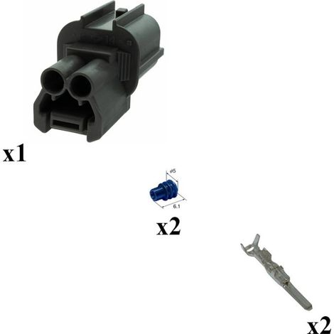 Kit Connecteur HW Sealed Femelle 2 Voies