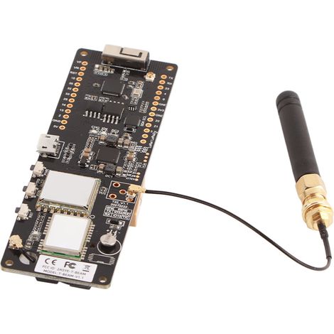 Module TTGO T Beam ESP32 433MHz GPS WiFi Bluetooth Sans Fil Avec Voyant Lumineux LED (1/5)