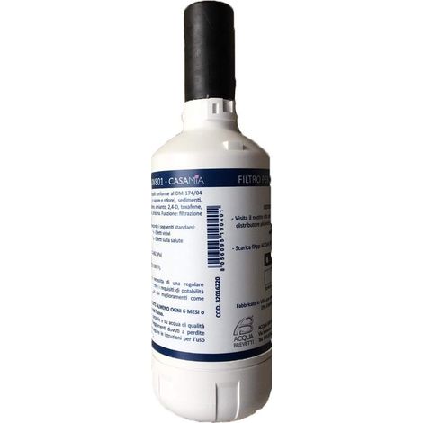 Filtro KW801 carboni attivi frigo-gasatori autonomia max 1900 lt acquabrevetti (1/2)