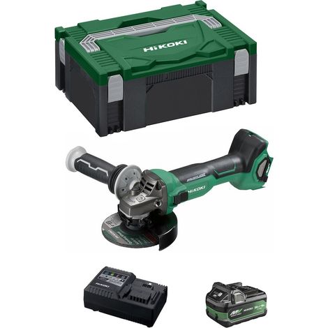 Winkelschleifer HIKOKI G1813DAA1X (1 x 2,5Ah/5,0Ah + UC18YSL3 + Koffer HSC II) (1/5)