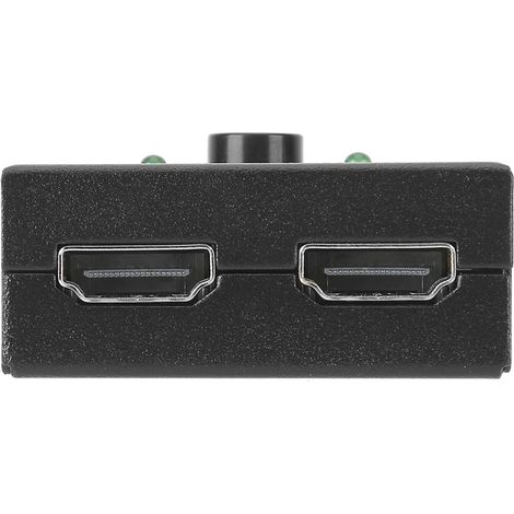 Convertisseur Bidirectionnel HDMI 2 en 1, Switch et Splitter Vidéo 1 Entrée 2 Sorties (Noir) (1/5)