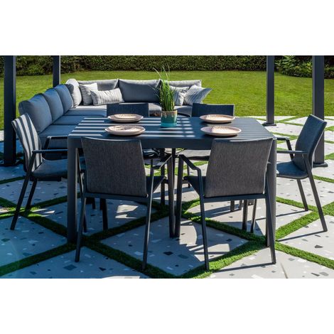 Mesa de jardín Kastello CX23 149x97/149 negra (1/5)