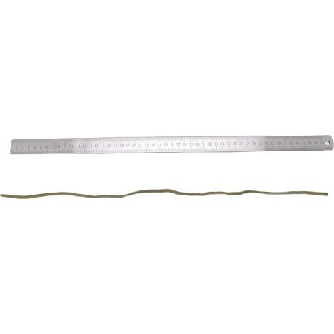 règlesRègle en acier 0-50cm 0-20in échelle double métrique et impériale (1/5)