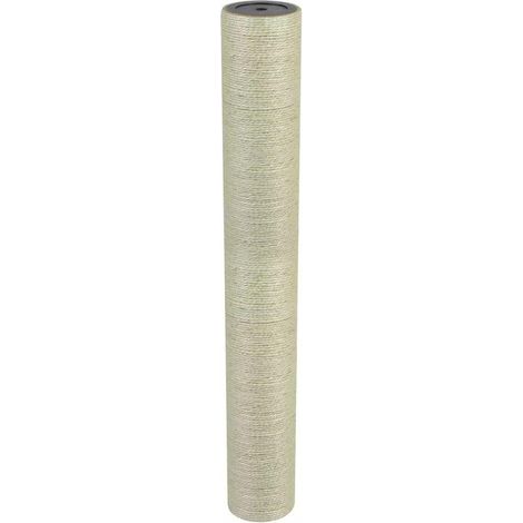 Árbol para gatos rascador nicho juguete de peluche 8 x 60 cm 8 mm beige 3702153 (1/2)