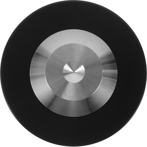 Coussinet D'isolation Acoustique Anti-Vibrations pour Haut-parleurs et Équipements Audio, Pieds en Acier Inoxydable Noir Design Anti-résonance pour Platines (1/5)
