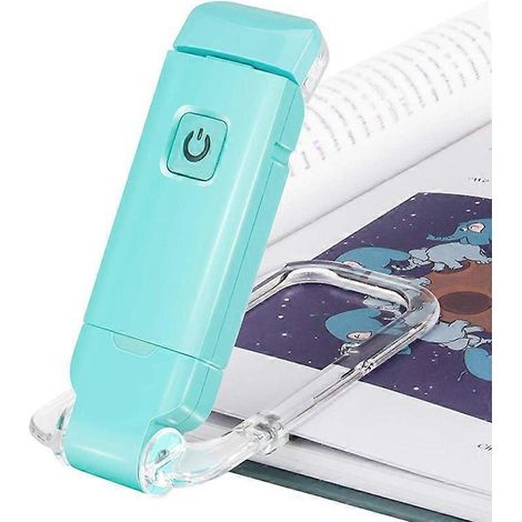 Wiederaufladbare LED-Leselampe mit USB-Anschluss, verstellbar, mit Zeichenklemme und Augenschutz. Tragbare Schreibtischlampe zum Lesen. (1/5)