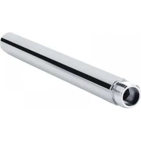 Rallonge de bras de douche en acier inoxydable, tube d'extension de douche de 10 cm, bras d'extension pour pommeau de douche rond, accessoire de salle de bain (1/3)