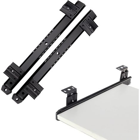 Guides pour plateau de clavier - Rail coulissant d'ordinateur sous à (1/5)