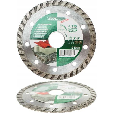 Lama diamantata STALCO TURBO 115X2.3X22.23MM S-29411