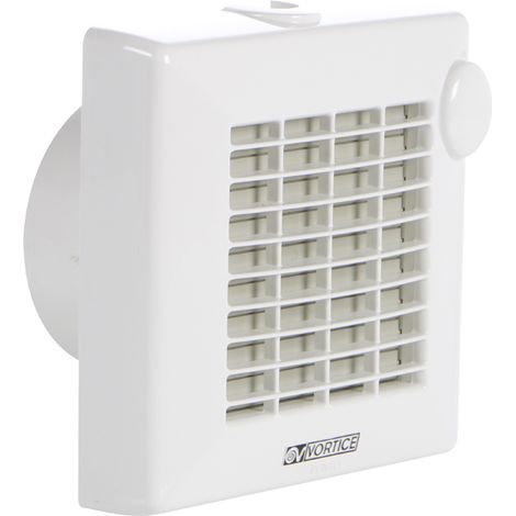 Aspiratore diametro 120 Elicoidale da muro con Timer Elettronico Vortice M120 AT